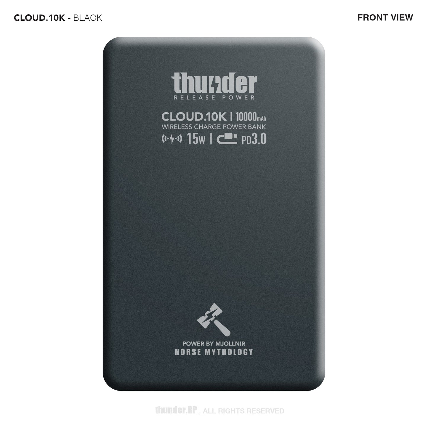 CLOUD.5K Wireless Charge Power Bank - 10000mAh
