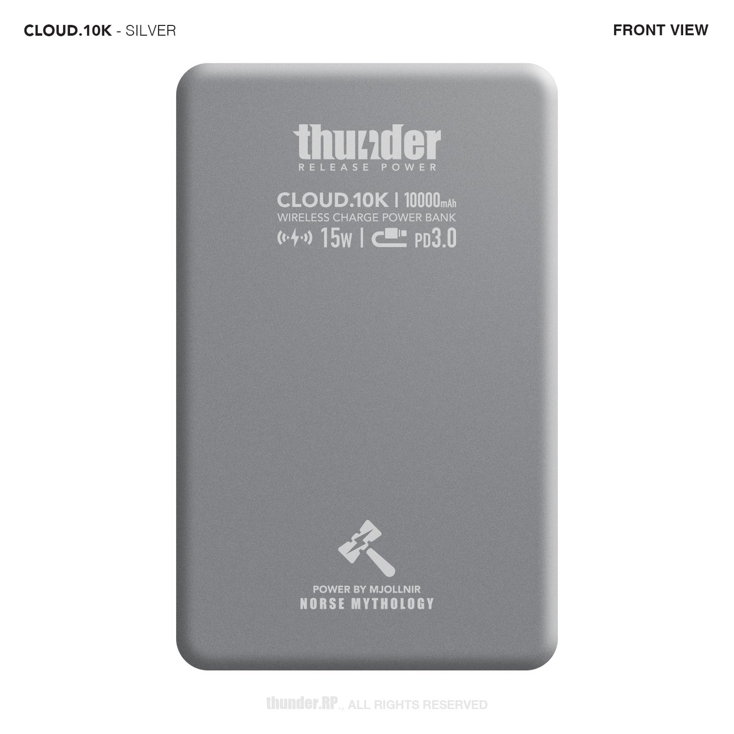 CLOUD.5K Wireless Charge Power Bank - 10000mAh