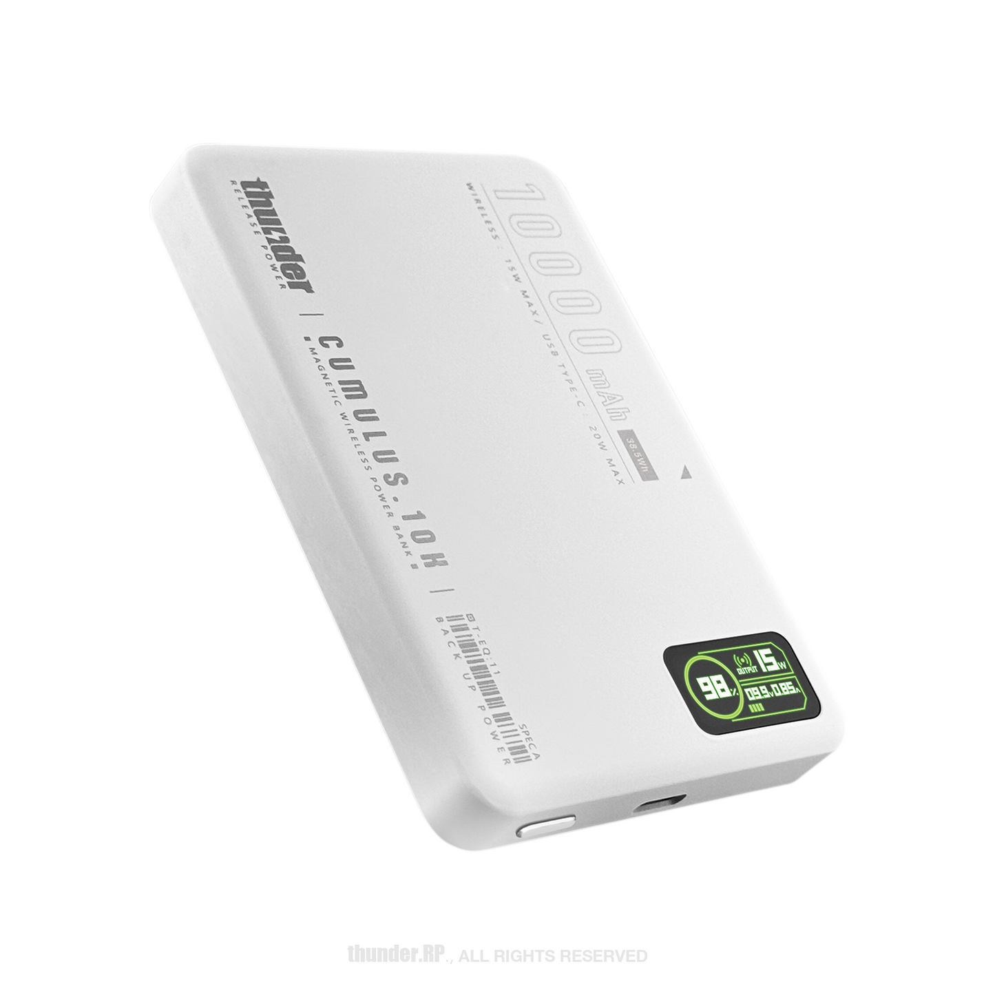 CUMULUS.10K MAGNETIC Wireless Charge Power Bank - 10000mAh New